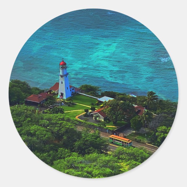 Diamond Head Lighthouse #1 Stickers (Front)