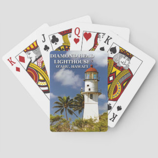 Diamond Head Lighthouse, O'ahu, Hawai'i Poker Cards