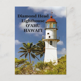 Diamond Head Lighthouse, O'ahu, Hawai'i Postcard