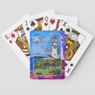 Diamond Head lighthouse Playing Cards