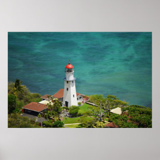 Diamond Head Lighthouse Poster