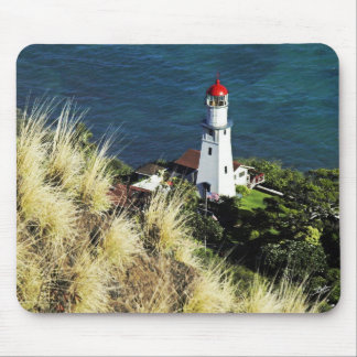 Diamond Head top view of Light House 3 Mouse Pad