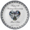 Diamond Heart 60th Anniversary Porcelain Plate