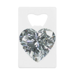 Diamond Heart Bottle Opener