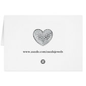 Diamond Heart Cards (Back Horizontal)