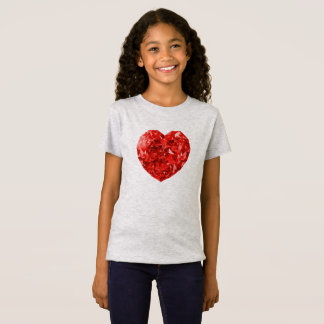 Diamond heart Girls' T-shirt