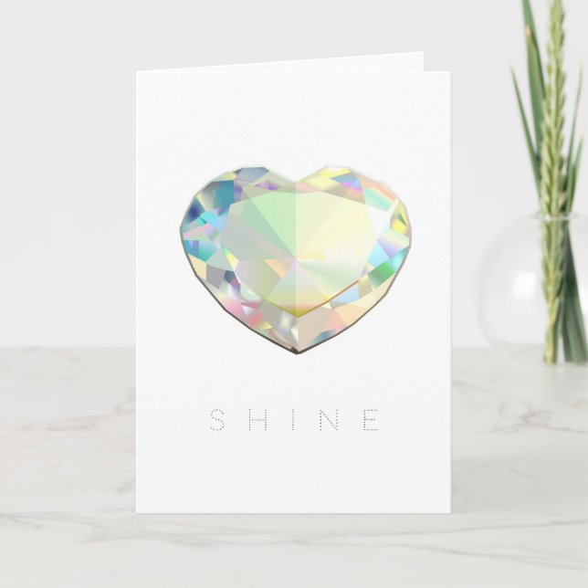 Diamond Heart Inspiration Card (Front)