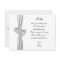 Diamond Hearts White Wedding Maid Of Honor Card