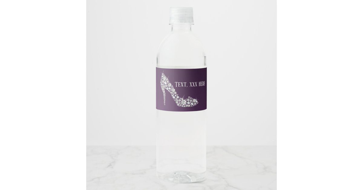 Paris Water Bottle Wrappers for Sweet 16, Bridal Shower, Birthday  30th-40th-50th-60th set of 12 