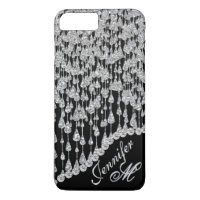 Diamond Icicles Monogram iPhone 8 Plus/7 Plus Case