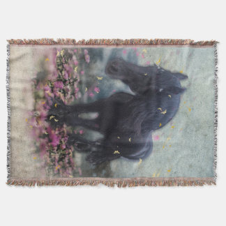 DIAMOND in Flowers ~ Blanket