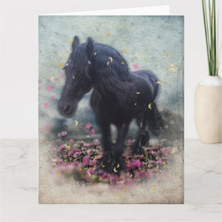 DIAMOND in Flowers ~ Greeting Card