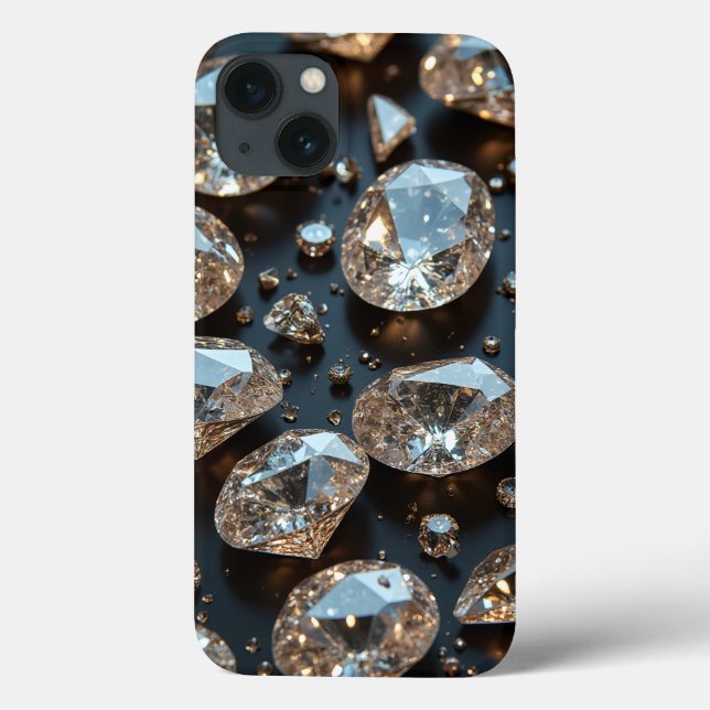 Diamond iPhone Case looks real diamond luxury (Back)