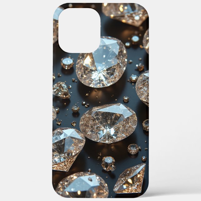 Diamond iPhone Case looks real diamond luxury (Back)