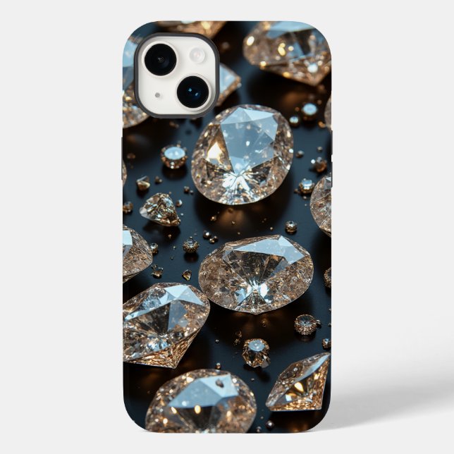 Diamond iPhone Case looks real diamond luxury (Back)