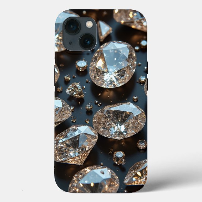Diamond iPhone Case looks real diamond luxury (Back)