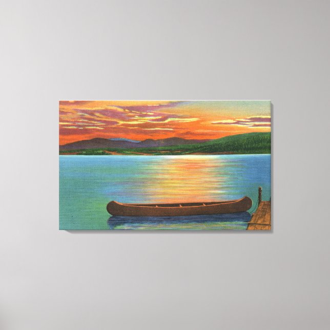 Diamond Island, Prospect Mt Canvas Print (Front)