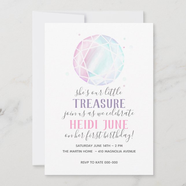 Diamond Jewel Invitation (Front)