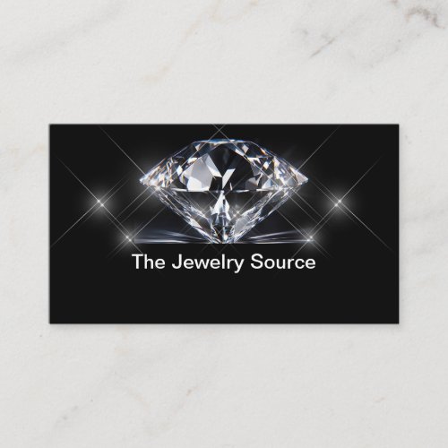 Diamond Jewelry Designer Glitzy Business Cards