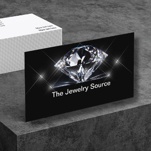Diamond Jewelry Designer Glitzy Business Cards
