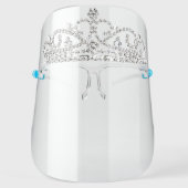Diamond Jewels Tiara Crown For her Face Shield (Front)