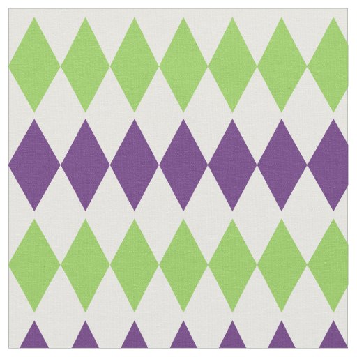 Diamond Joker on White Fabric