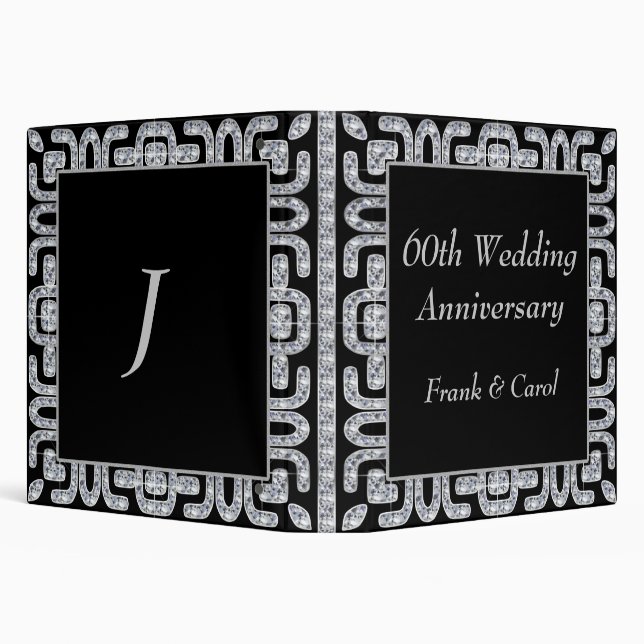 Diamond Jubilee 60th Wedding Anniversary Binder (Background)