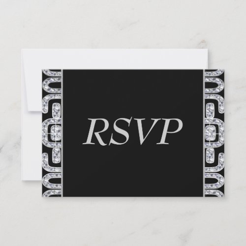 Diamond Jubilee 60th Wedding Anniversary RSVP Card