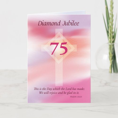 Diamond Jubilee 75 Years as a Nun Card