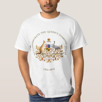 Diamond Jubilee Australia T-shirt by peaklander at Zazzle