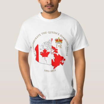 Diamond Jubilee Canada T-shirt by peaklander at Zazzle