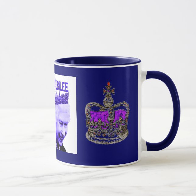 Diamond Jubilee commemorative mug (Right)
