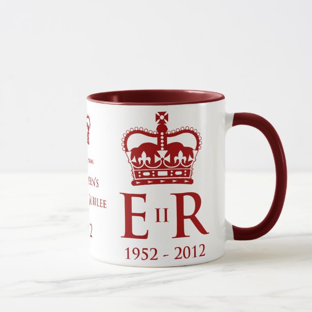 Diamond Jubilee Commemorative Mug (Right)