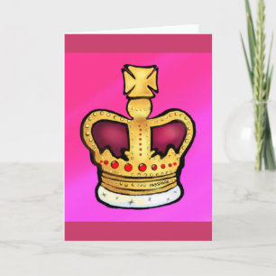 Diamond Jubilee Crown gorgeous drawing Card