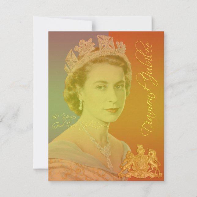 Diamond Jubilee party invitations (Front)