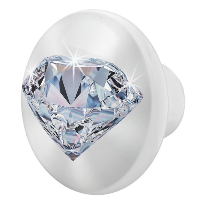 Diamond Knobs and Pulls for Dressers