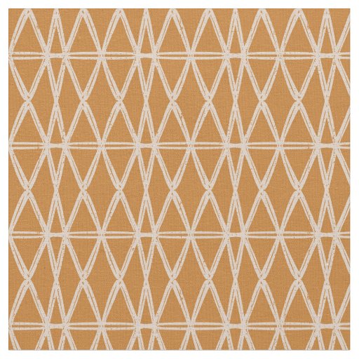 Diamond Lattice contemporary modern triangle Fabric