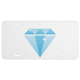 Diamond License Plate