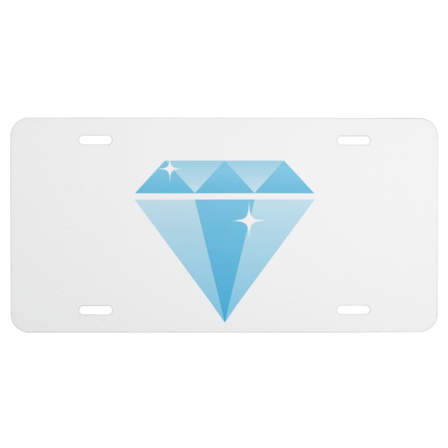 Diamond License Plate (Front)