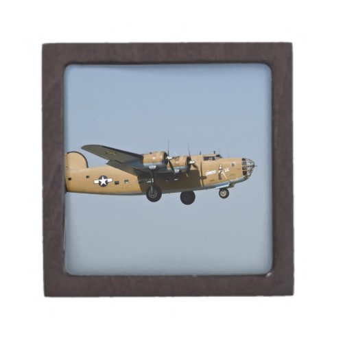 Diamond Lil B_24 Bomber landing at Oshkosh Gift Box