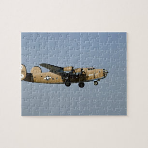 Diamond Lil B-24 Bomber, landing at Oshkosh, Jigsaw Puzzle