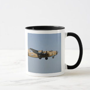 Diamond Lil B-24 Bomber, landing at Oshkosh, Mug