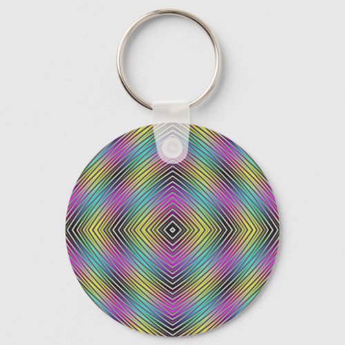 Diamond lines Key Chain