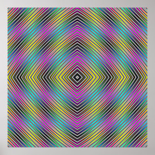 Diamond lines Poster