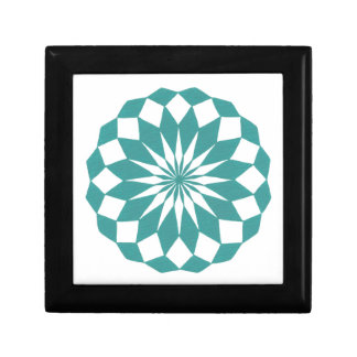 Diamond Mandala in Teal Turquoise Gift Box