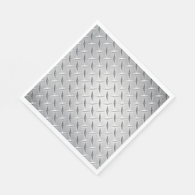 Diamond Metal Plate Napkins (Corner)