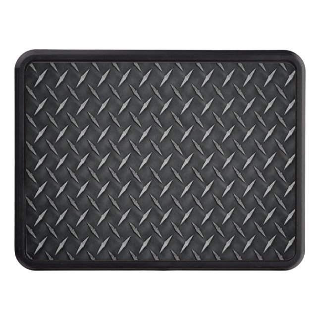 Diamond Metal Plate Trailer Hitch Cover (Front)