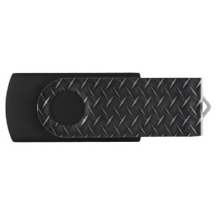 Diamond Metal Plate USB Flash Drive