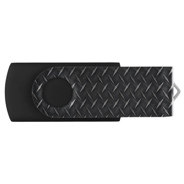 Diamond Metal Plate USB Flash Drive (Front)