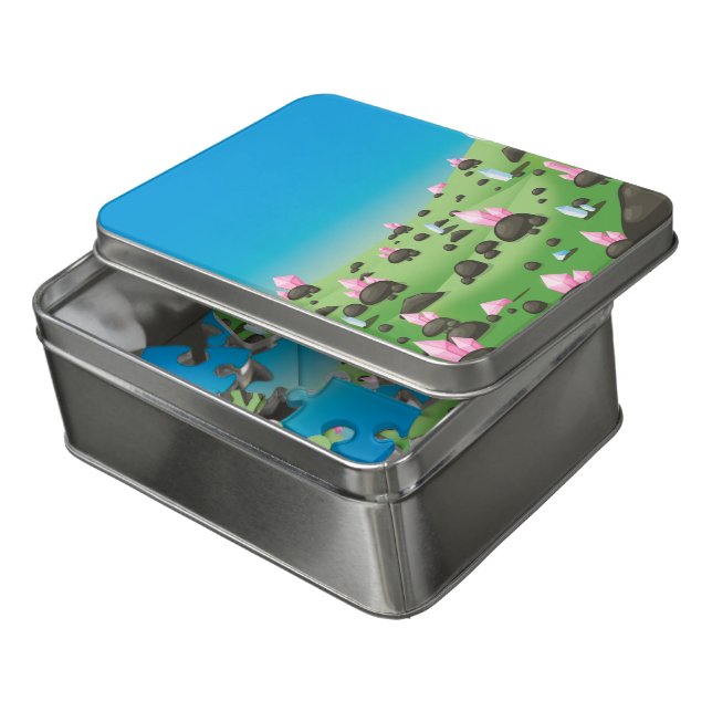 Diamond Mine Jigsaw Puzzle (Lid Open)